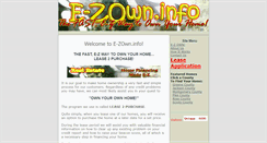 Desktop Screenshot of e-zown.info